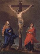Pompeo Batoni The Cross of Christ, the Virgin and St. John s Evangelical Spain oil painting artist